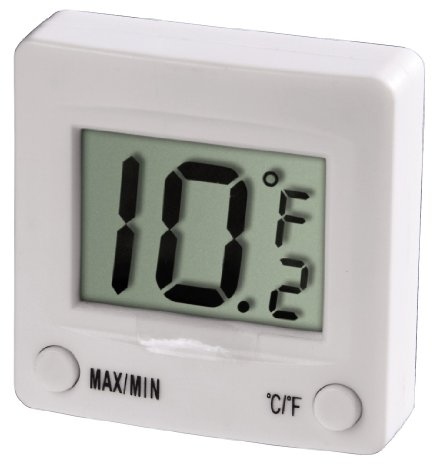 Hama Xavax Thermomètre numérique pour réfrigérateurs/congélateurs (pour installation, pour réfrigérateu/congélateur, minimum -30 degrés, maximum 30 degrés) Blanc