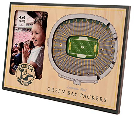 YouTheFan NFL Green Bay Packers 3D-Bilderrahmen StadiumViews