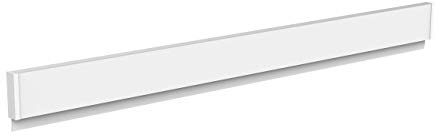 MAUL Klemmleiste MAULgrip 100 x 5 cm | Wandklemmleiste aus Aluminium zum Anbringen von Zeichnungen, Pläne, Fotos oder Poster | Organizer für Büro, Werkstatt und Flur | Weiß