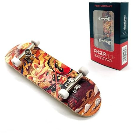 fingerboard professionale completo pro mini finger skate board piccolo Skateboard da dito in legno d'acero, ruote professionali con cuscinetti, mini tastiera per adulti e bambini (AA5)