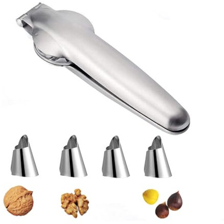 Alicates Castañas, Pinzas para Castañas Abridor Castañas Acero Inoxidable Cortador de Castañas Chestnut Cutter Opener Pinza de Castaña para Castañas, Avellanas y Otros Frutos Secos