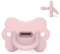 Suavinex, Chupete Todo Silicona, para Bebés 0/6 Meses y Recién Nacidos, con Tetina Fisiológica Sx Pro, Blandito y Flexible, Ideal para Dormir, Respeta el Desarrollo Bucodental, Butterfly, Rosewater