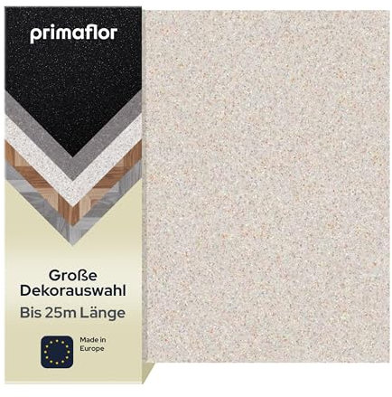 Primaflor PVC Boden OAKLAND 2,00m x 0,50m | Granit Beige | Musterstück | Bodenbelag Meterware Auslegeware | Holz Optik CV Linoleum nach Maß für Feuchträume & Gewerbe