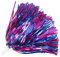 Lovecheer 24 x Pompons in Metallic Hot Pink und Blau, Cheerleading mit Griff, Cheerleading für Hockey, Basketball, Team, Spirituosen, Sport, Event, Tanzparty