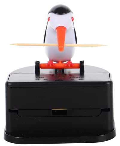 Sosoport Caja de Palillos de Pájaro Carpintero Automática Dispensador de Palillos Divertido para Cocina Forma de Pájaro para Fiestas Casa y Decoración
