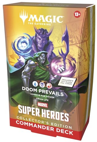 Magic: The Gathering | Marvel Super Heroes Collector’s Edition Commander-Deck – Doom obsiegt (Englische Version)