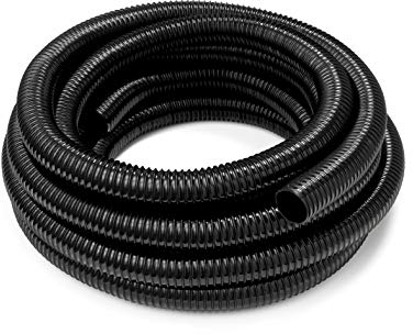 HeRo24 Tuyau en spirale 40 mm - 20 m - Pour ruisseau, filtre de bassin et pompes - Tuyau en PVC flexible robuste avec spirale de renfort