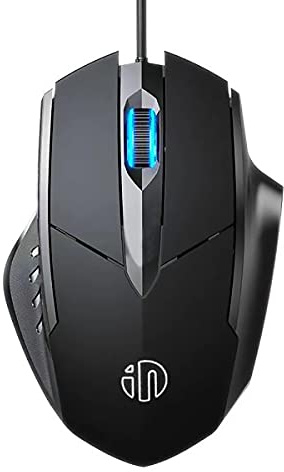 Censprin USB Computer Mouse Wired, Silent Click Corded Mouse 3-Button Wired Optical Mouse, Office and Home Mice, Ergonomic Shape for Windows Computers, Macs, iPad, PC and Laptops