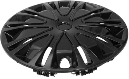 Beatifufu Hubcap Decorative Wheel Rim Cover 15 Inch Hubcaps for Car Black Wheel Trims