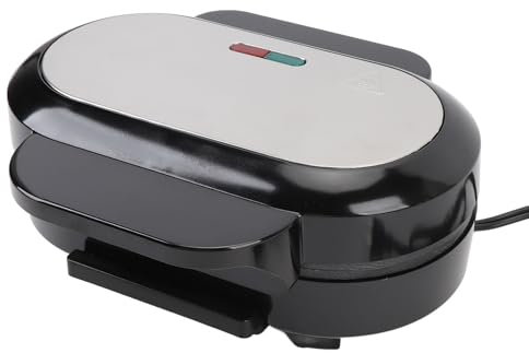 Plancha Eléctrica, Máquina Eléctrica para Hacer Hamburguesas y Huevos, Máquina Eléctrica para Desayuno con Táctil Seguro, Máquina para Hacer Sándwiches Eléctricos, (Enchufe