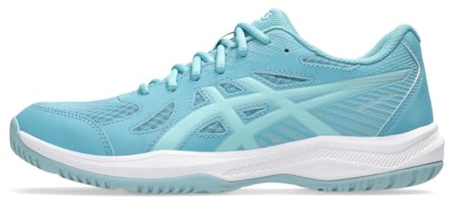 ASICS Men's Upcourt 6 Volleyball Shoes, 12.5, Stillwater/Ocean Decay