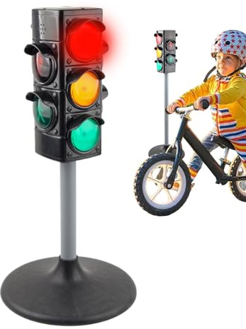 Toy Traffic Light – Interactive Traffic Lights for Kid | Trafic Signal Toy | Stop Light Lamp Suitable for Educational Play, Road Safety Learning, and Pretend City Role-Playing Activities