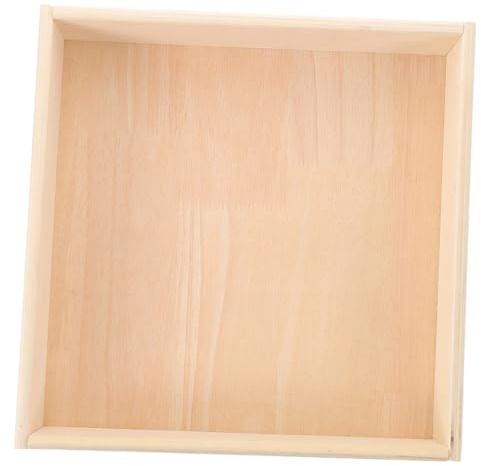 FUNNETOYU Sand Tray Sand Boxes Classroom Montessori Montessori for Office Storage Boxes Building Blocks Container Bin Wooden