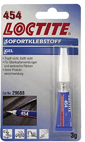Loctite Sekundlim gel, universal, 454, 3 g, 195906