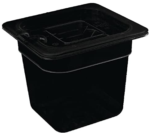 Vogue Black Polycarbonate - GN 1/6 65mm