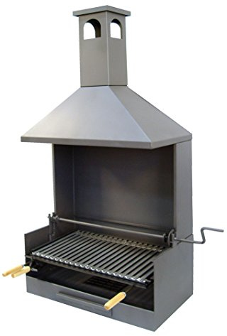 Imex El Zorro 71529 - Cajón Barbacoa c/Chimenea y Parrilla INOX. 72x40x148 cms.