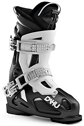 DAHU Skischuh Miss A, Flex 110 (26.0), Schwarz & Weiss, Frauenschischuh