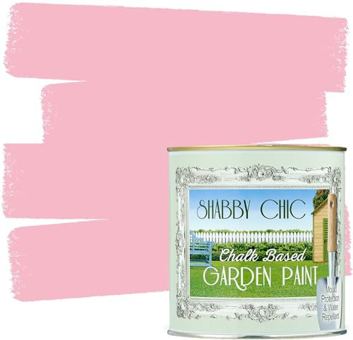 Shabby Chic Chalk Based Furniture Paint, Petal Pink - 100 ml | Distressed Matt Finish for Furniture, Home Decor or DIY Projects | Interior & Exterior | Non-Sand, Suitable for Wood, Plastic & Metal
