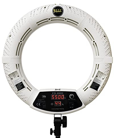 Yidoblo Display digitale da 18 pollici dimmerabile 3200K-5500K Kit luce anello LED per fotocamera Smartphone Ritratto Selfie Youtube Foto Video Studio Fotografia Illuminazione esterna continua