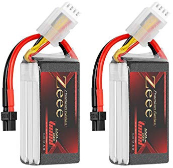 Zeee Premium Series 3S Lipo Battery 11.1V 100C 650mAh FPV Batteries with XT30 Plug for Racing Drone Quadcopter Helicopter Airplane RC Boat RC Car RC Models(2 Pack)