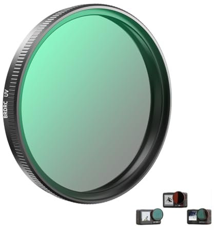 Single UV Lens Filter for DJI Osmo Action 5 Pro/4/3, Optical Glass Lens Camera Lens Filter for DJI Osmo Action 4, High Definition, Quick Install