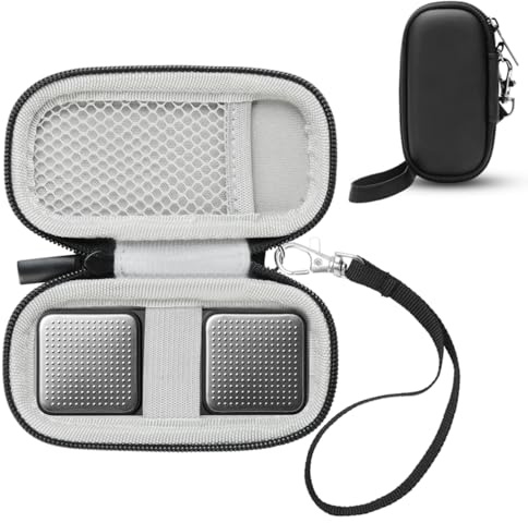 Etui pour AliveCor KardiaMobile ECG/6L, Housse pour Moniteur Cardiaque Portable, Rangement de Voyage EVA résistant aux Chocs, Convient aux appareils Apple et Android (étui Uniquement)