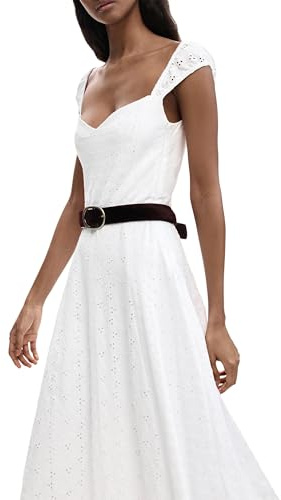 Desigual Donna Abito Midi Ricamato.