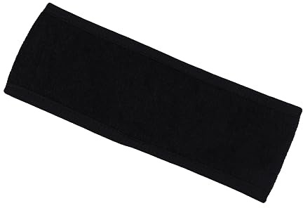 VINTORKY Bandeau Réglable pour Cheveux Lot de 3 Bain Maquillage et Lavage Visage Confortable et Respirant et Filles Couleur Noire