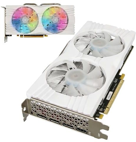 Ouitble Dual Radeon RX 580 8G GDDR6 Gaming Grafikkarte Büro 256Bit Computer Grafikkarte(AMD) 1284MHz GPU 2048SP PCI Express 3.0×16 für PC Gaming Büro mit 3 x DP,​ 1 x HD-Multimedia-Schnittstelle