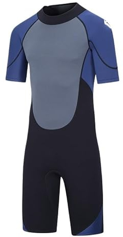 Neoprendräkter herr neoprendräkter 2/3 mm, för surfing, snorkling, vinter, hög elasticitet, med utslagsskydd för dykning(MS301-3 mm, L)