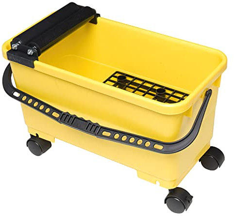 MAURER 02300499 Cubeta Alicatador 24 litros con Ruedas, Multicolor, Extra Large