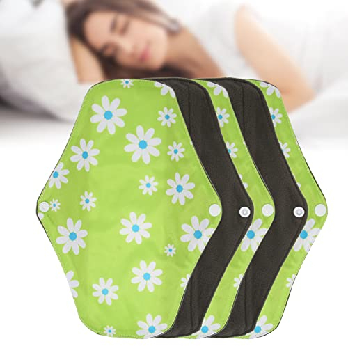 5 Stück Waschbare Inkontinenzeinlagen, auslaufsichere Inkontinenzeinlagen, leichte weiche Inkontinenzeinlagen Stoff-Höscheneinlagen Wiederverwendbare Menstruationseinlagen für die Menstruation(M02)