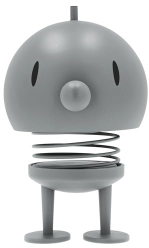 Hoptimist Speaker, Bluetooth Lautsprecher Design, Kabellos, Musikbox Erwachsene, 10 x 10 x 15 cm, Large, Soft Grey