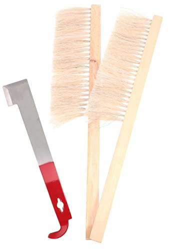SEWOART 1set Bee Hive Brush Tool Kit Beekeeping Tools Scraper Beehive Supplies Beekeeping Essentials for Beekeepers