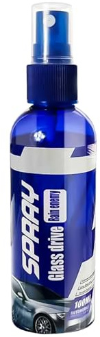 Tratamiento Antilluvia Parabrisas, Repelente Agua Parabrisas, 100ml Spray Repelente al Agua para el Coche, Anti Lluvia Cristales Coche para limpiar el vaho y el agua de lluvia del cristal