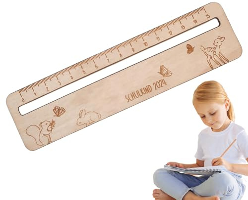 Bandes de lecture guidées – Règles de suivi de lecture en bois | Règle de mesure, guide de texte, outils de lecture, accessoires de lecture, guide de texte | Règle de lecture – Règle de lecture – Pour