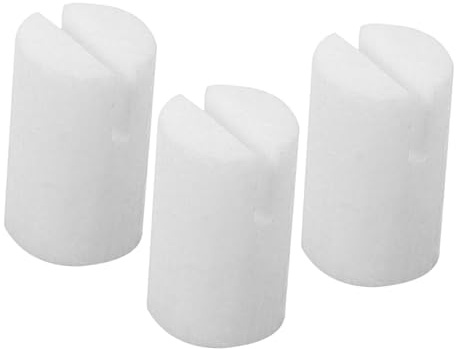 Kisangel 3 Piezas de Cejuelas de Hueso para Banjo de 5 Cuerdas, Material de Hueso de Buey Blanco Textura Que Mejora el Sonido y Prolonga la Resonancia