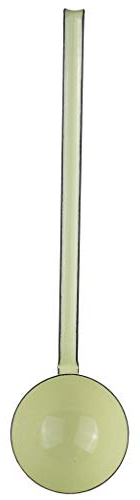 Riess, 0308-006, Schöpflöffel 8, CLASSIC - BUNT/PASTELL, Farbe Pastell-Gelb, Durchmesser 8 cm, Höhe 7 cm, Emaille