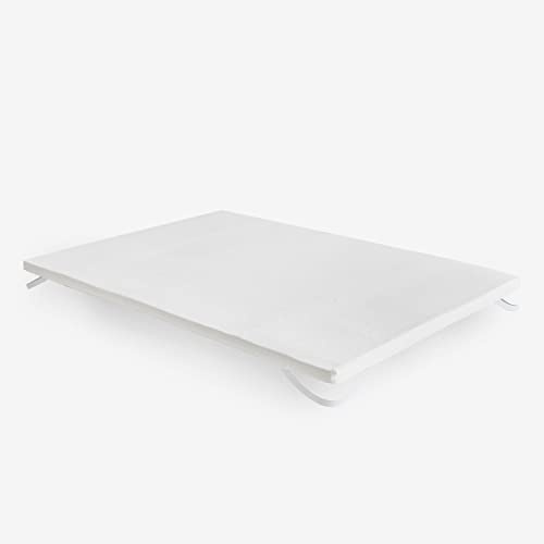 Pikolin Home - Topper per materasso viscoelastico Comfort Plus Aloe Vera 5 cm, traspirante e molto accogliente, con fodera lavabile