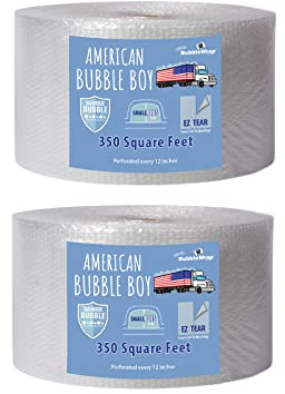 American Bubble Boy Small Plus Bubble, 700 Square feet, 12 Wide, Perforated Every 12, Original Grade