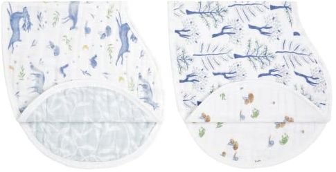 aden + anais™ burpy bib Bio-Baumwoll-Musselin-Lätzchen outdoors in 2er-Packung