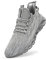 Linenghs Herren Schuhe Laufschuhe Turnschuhe Sportschuhe Sneaker Running Tennis Freizeit Straßenlaufschuhe Leichtgewichts Atmungsaktiv Walking Outdoor Fitness Jogging Grau 46 EU