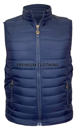look now Gilet sans manche pour homme Body Warmer Matelassé Rembourré Bomber Vestes matelassées, L