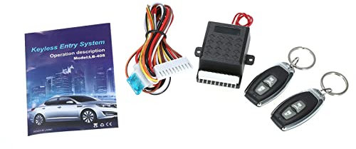 Universal Car Door Lock Trunk Release less Entry System Central Locking Kit With Remote Control Support 1 Million Code Times