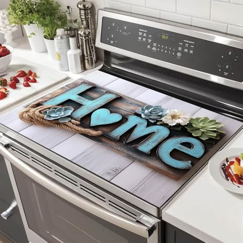 HOMETITUTE Coffee Stove Cover 28x20 Diatomite Heat Resistant Non Slip Pad (pattern*6)