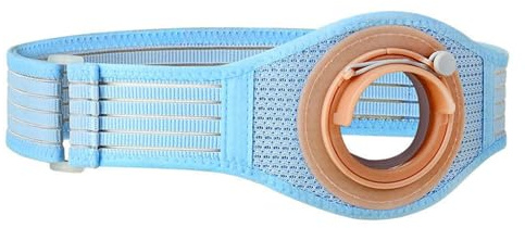 Stomiband för Män, Justerbart Stomiband för Buk, Kolostomi, Ileostomi, Urostomipåsehållare