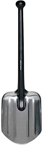 Fiskars Universalschaufel, Länge: 70 cm, Gewicht: 479 g, Aluminium-Blatt/Kunststoff-Stiel, Schwarz, 1001574