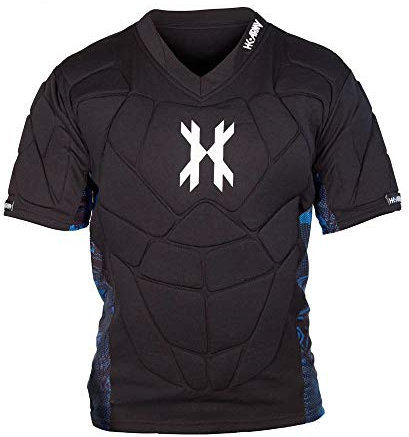 HK Army Crash Chest Protector - High-Impact Protective Gear for Paintball & Airsoft - Lightweight Safety Armor Vest - Black, Size M/L