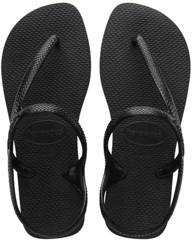 Havaianas - Flash Urban, Sandalias Cómodas, Elegantes y Versátiles, Cierre en Tobillo, Tiras Metálicas Cruzadas, Mujer