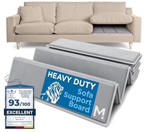 Meliusly Heavy Duty Couch Cushion Support for Sagging Cushions (21x72) Reinforced Plywood Sofa Cushion Support Board for Sagging Seat, Deep Couch Supporter for Under the Cushions, Loveseat Saver